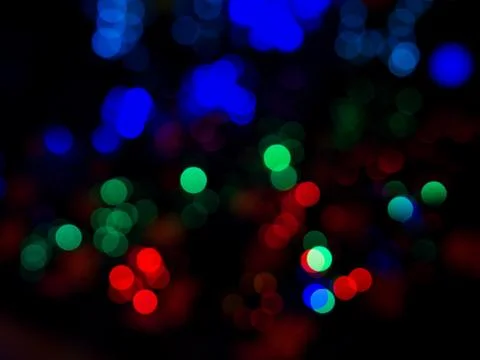 Abstract circular bokeh background Stock Photos