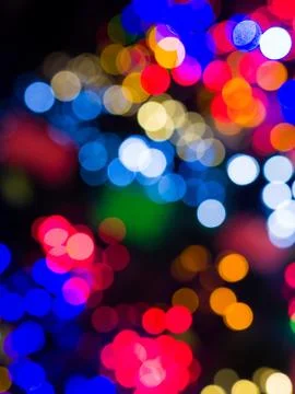 Abstract circular bokeh background Foto stock