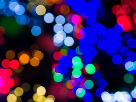 Abstract circular bokeh background Foto stock