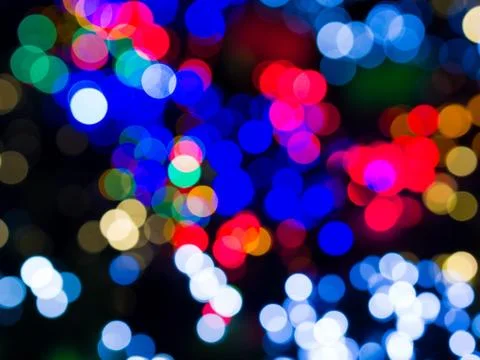 Abstract circular bokeh background Foto stock