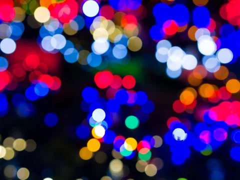 Abstract circular bokeh background Stock Photos