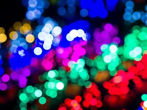 Abstract circular bokeh background Photos