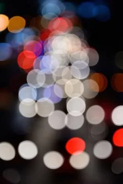 Abstract circular bokeh background Foto stock