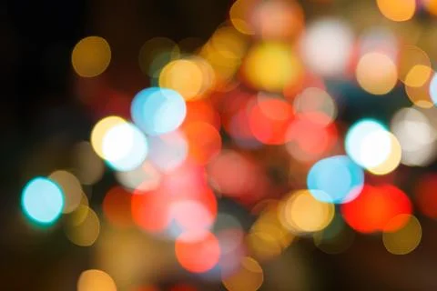 Abstract circular bokeh background Stock Photos