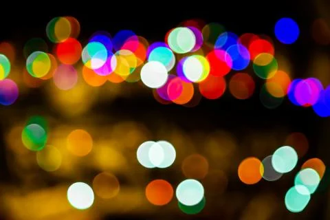 Abstract circular bokeh background Photos