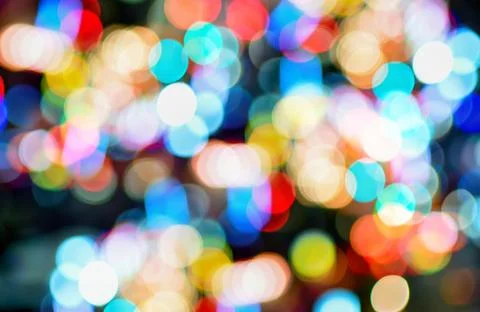 Abstract circular bokeh for background Stock Photos