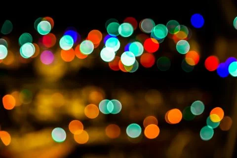 Abstract circular bokeh background Photos