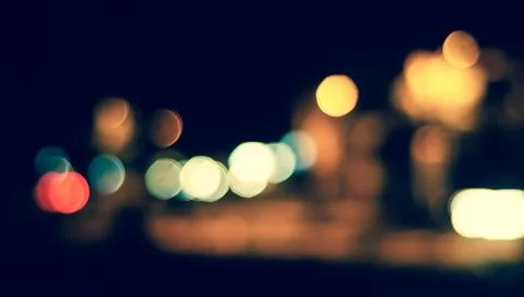 Abstract circular bokeh background.Blurred light. Stock Photos
