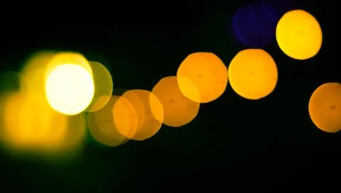 Abstract circular bokeh background.Blurred light. Stock Photos