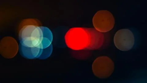 Abstract circular bokeh background.Blurred light. Stock Photos