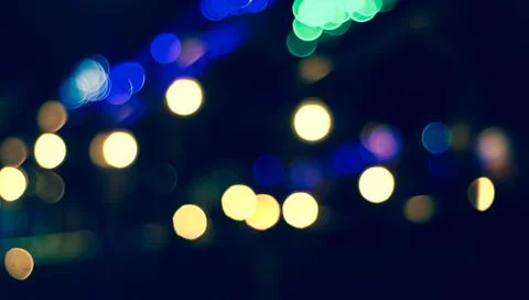Abstract circular bokeh background.Blurred light. Stock Photos