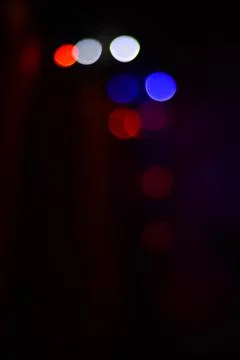 Abstract circular bokeh background.Blurred light. Stock Photos