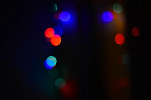 Abstract circular bokeh background.Blurred light. Stock Photos