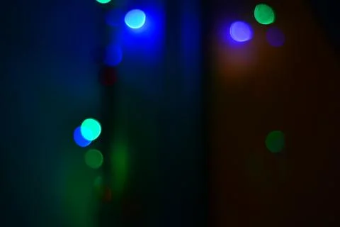 Abstract circular bokeh background.Blurred light. Stock Photos
