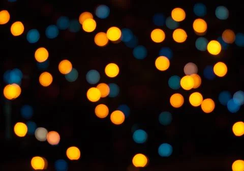 Abstract circular bokeh Stock Illustration