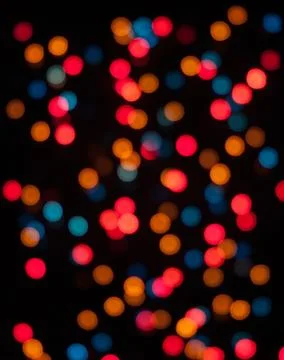 Abstract circular bokeh Stock Illustration