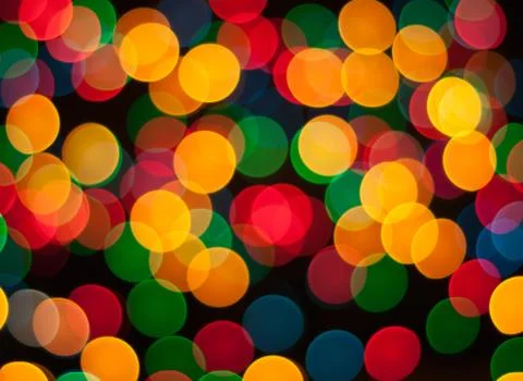 Abstract circular bokeh Stock Illustration