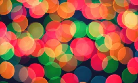 Abstract circular bokeh Stock Illustration