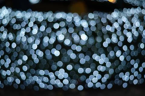 Abstract circular bokeh of light blurred Stock Photos