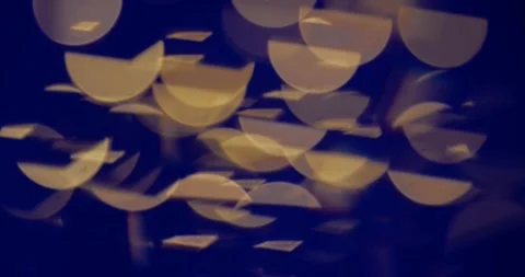 Abstract Circular Bokeh Light Pattern on Blue Background Vídeo Stock 328102794