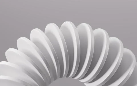 Abstract circular curve background, 3d rendering. Stock-Illustration