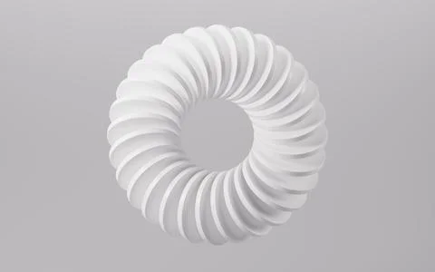 Abstract circular curve background, 3d rendering. Illustrazione stock