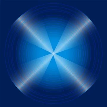 Abstract circular dark blue background Stock Illustration