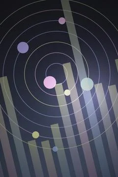 Abstract Circular Data Visualization Stock Photos