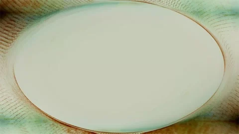 Abstract Circular Design with Blurred Edges and Intricate Patterns Stock Footage 284393406