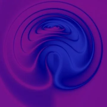 Abstract circular design in pink and blue Stock Illustration