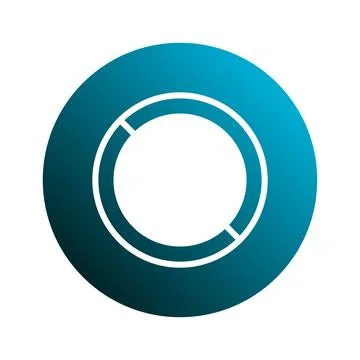 Abstract circular diagram with gradient effect ideal for presentation and d.. Stock Illustration