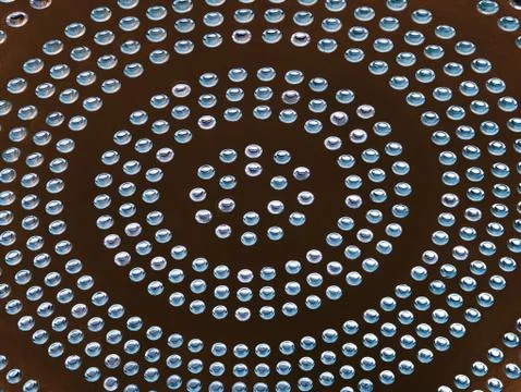 Abstract circular dotted pattern Foto stock