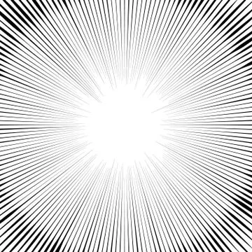 Abstract circular element, radial lines shape. Geometric element. Stockillustratie