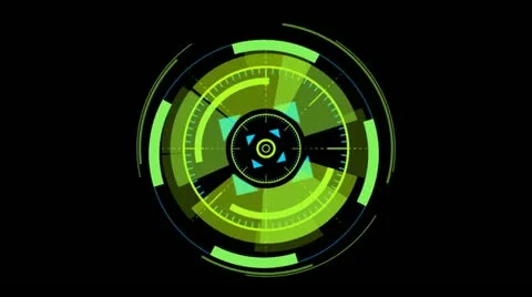 Abstract  circular elements Stock Footage 11520212