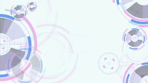 Abstract  circular elements Stock Footage 11520486