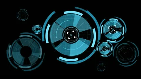 Abstract  circular elements Stock Footage 11520626