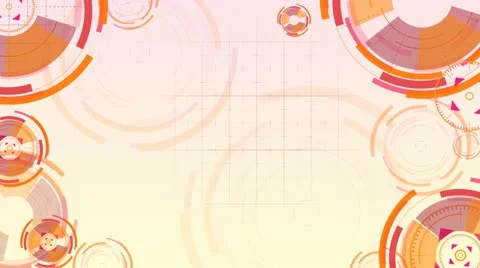 Abstract  circular elements Stock Footage 11520764