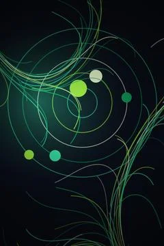 Abstract Circular Flow Stock Photos