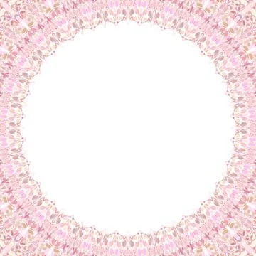 Abstract circular frame with white background Stock Illustration