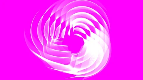 Abstract circular geometric animation spinning with glowing white light str.. 스톡 동영상 341842805