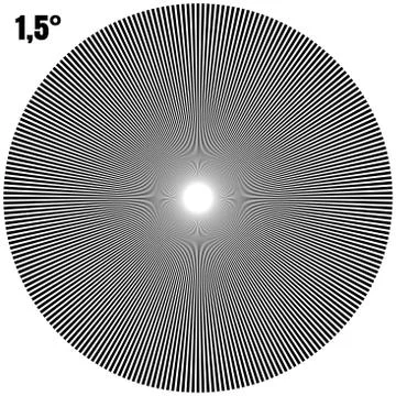 Abstract Circular Geometric Burst Rays On White. EPS 10 vector Stock Illustration