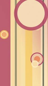 Abstract circular geometric pattern featuring layered rings and soft blocks.. Stock Illustration