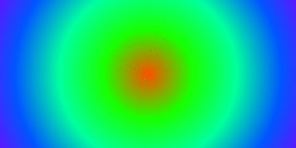 Abstract circular gradient background with glowing center Stock Illustration