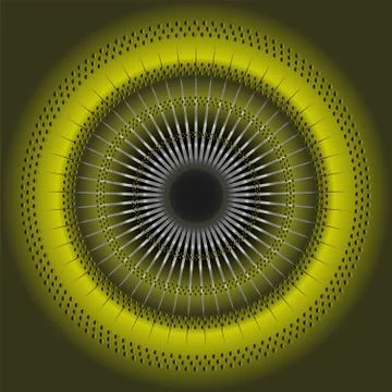 Abstract circular green background Stock Illustration