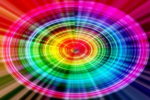 Abstract circular illustration Stock Illustration