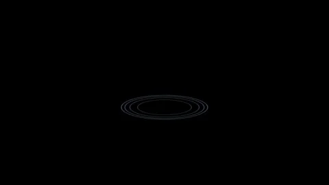 Abstract circular light animation pulsing rhythmically on dark background c.. Video stock 344905875