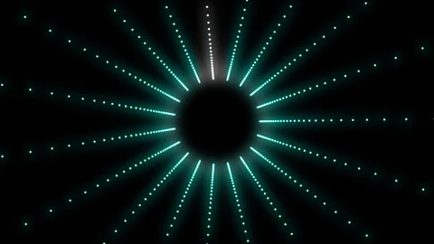 Abstract Circular Light Design Background Stock Footage 288062136