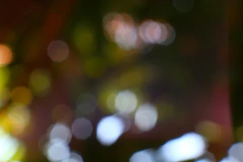 Abstract Circular Light Formations Against a Deeply Hued Backdrop Creates a.. Stock Photos