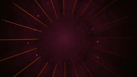 Abstract circular light motion pattern digital technology background Stock Footage 347471814