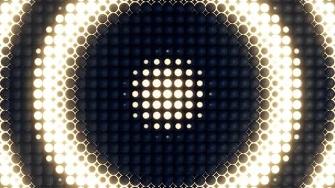 Abstract circular light pattern by LEDs for futuristic and stylish visual Иллюстрация